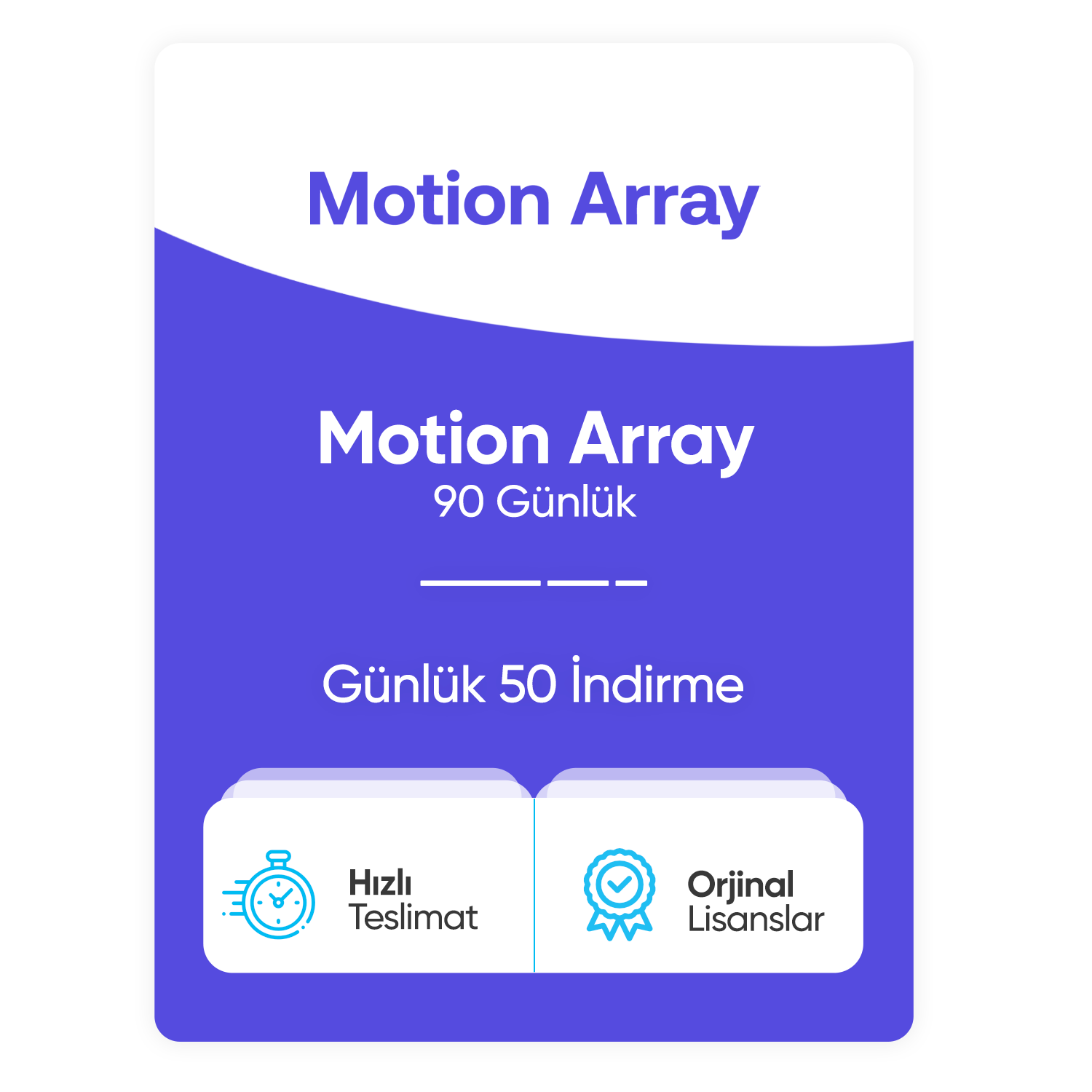 Motion Array – 90 Günlük
